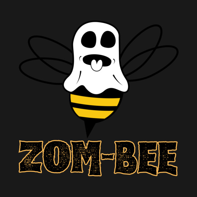 Zom-bee Cute Halloween Zombie Bee by The WYLD Tribe