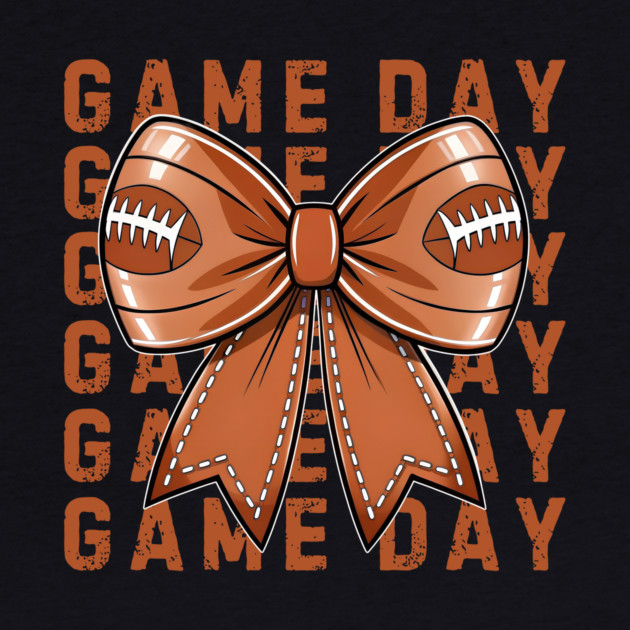 Coquette Football Bow Game Day by The WYLD Tribe