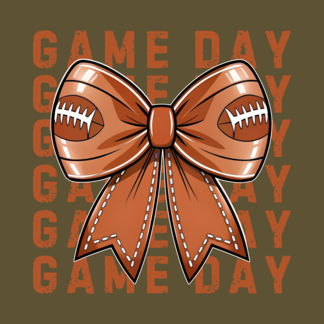 Coquette Football Bow Game Day by The WYLD Tribe