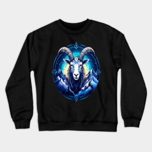 Mystical Mountain Goat Logo Crewneck Sweatshirt