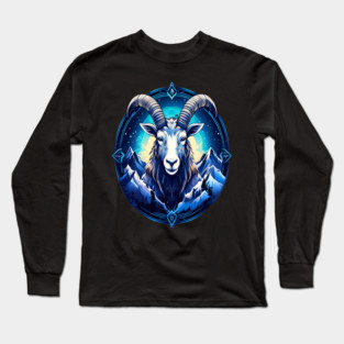 Mystical Mountain Goat Logo Long Sleeve T-Shirt