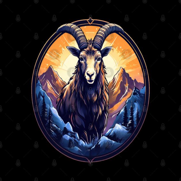 Mountain Goat Logo Style by BirdsnStuff