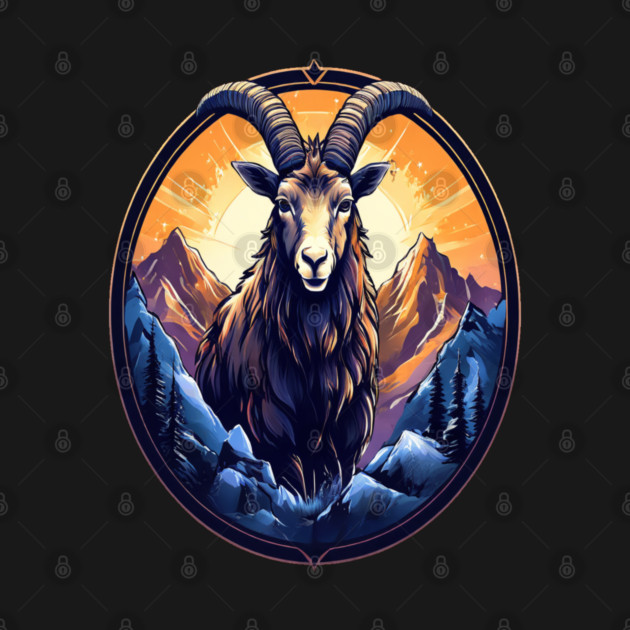 Mountain Goat Logo Style by BirdsnStuff