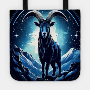 Mountain Goat Logo Style Tote