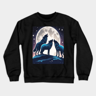 Celestrial Pack of Wolves Crewneck Sweatshirt