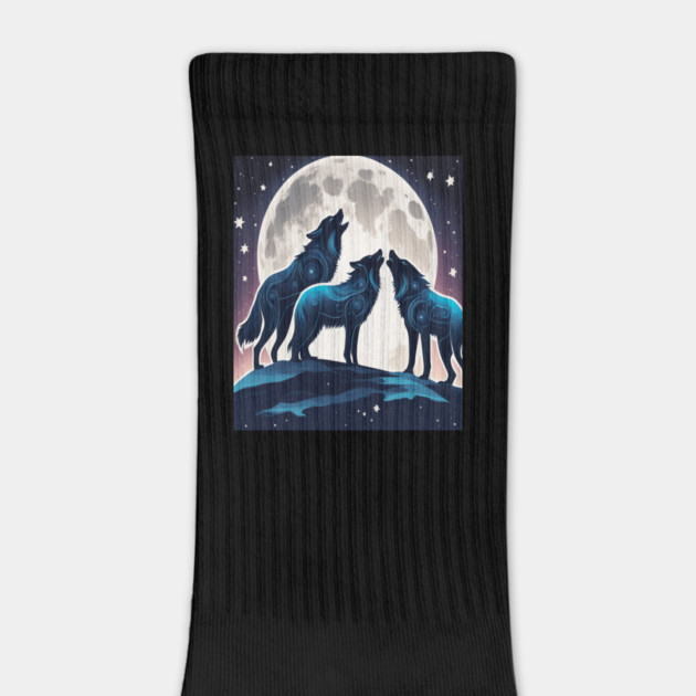 Celestrial Pack of Wolves by BirdsnStuff