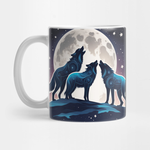 Celestrial Pack of Wolves by BirdsnStuff