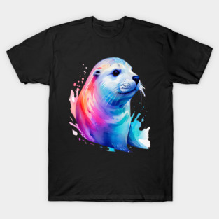 Cute Sea Seal in watercolor T-Shirt