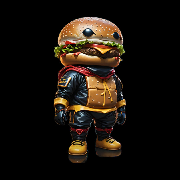 Ninja Cheeseburger by Lou Johnson