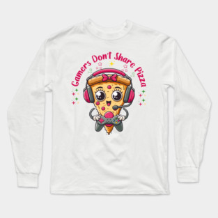Gamer Pizza Long Sleeve T-Shirt