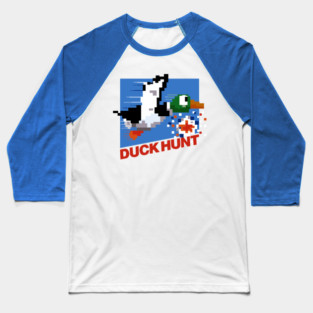 Duck Hunt Classic Baseball T-Shirt