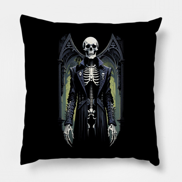 Dressed to Impress Pillow by Grave Digs