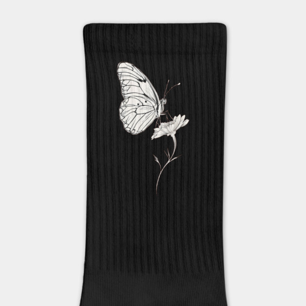 Classic Butterfly on a Flower by BirdsnStuff