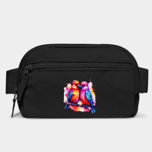 Cute Colorful Love Birds Bag