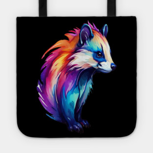 Hot Pink Cute Skunk Tote