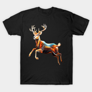 Abstract Deer in Motion T-Shirt