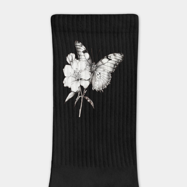 Black and White Butterfly by BirdsnStuff