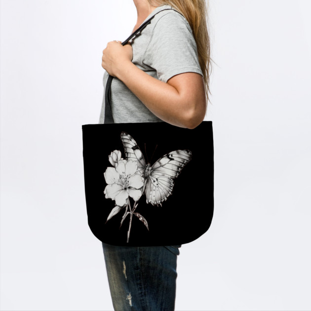 Black and White Butterfly by BirdsnStuff