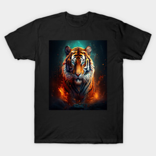 Mystical Orange Tiger T-Shirt