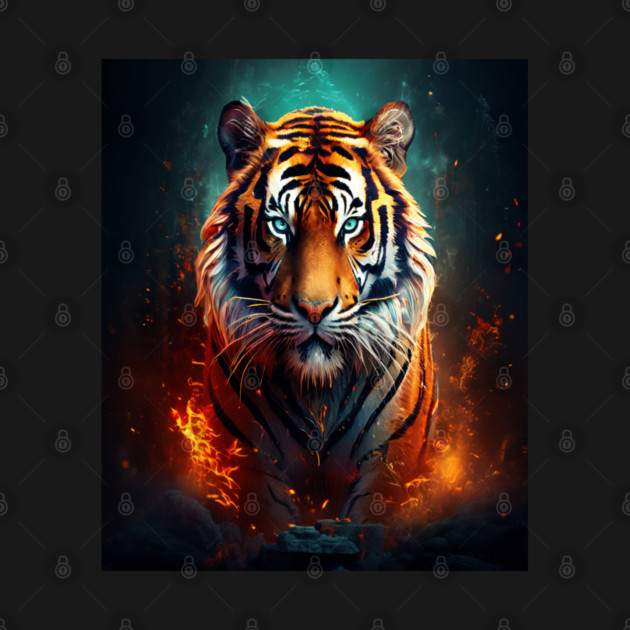 Mystical Orange Tiger by BirdsnStuff