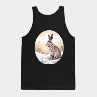 Circular Art with Bunny Rabbit Tank Top