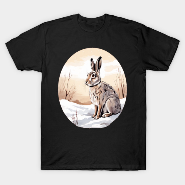 Circular Art with Bunny Rabbit T-Shirt by BirdsnStuff
