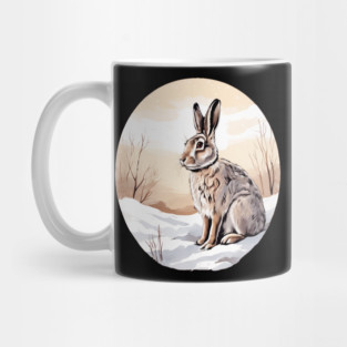 Circular Art with Bunny Rabbit Mug