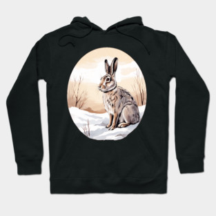 Circular Art with Bunny Rabbit Hoodie