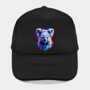 Cute and Vibrant Painted Koala Hat