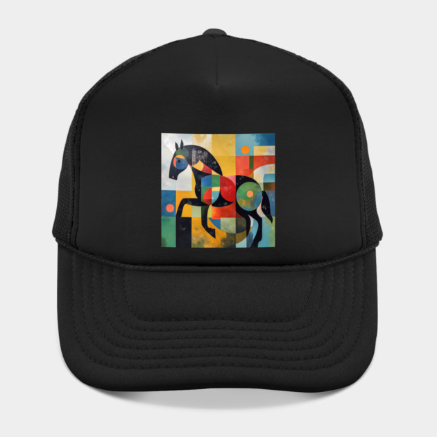 Horse - Modernist Style Colored Abstract Animal by TuncGK