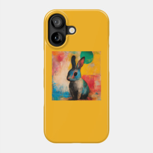 Rabbit - Watercolor Style Cute Animal Phone Case