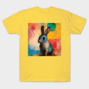 Rabbit - Watercolor Style Cute Animal T-Shirt