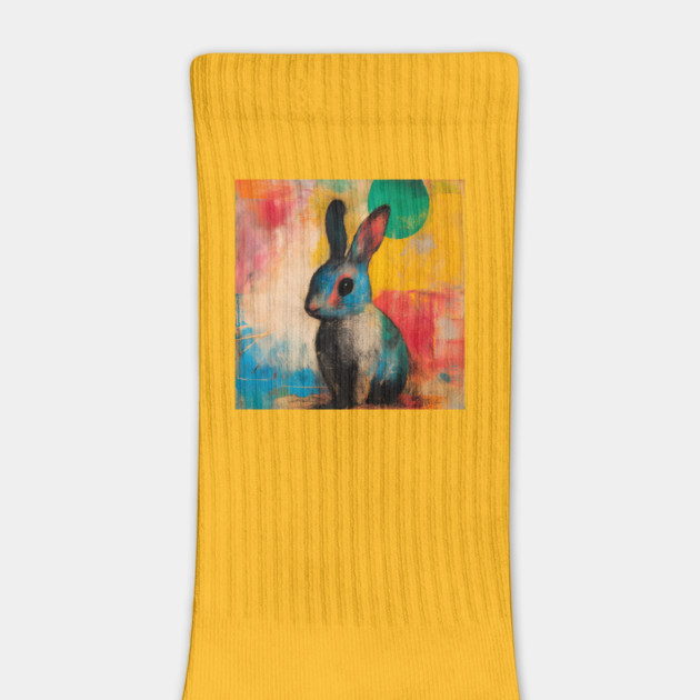 Rabbit - Watercolor Style Cute Animal by TuncGK