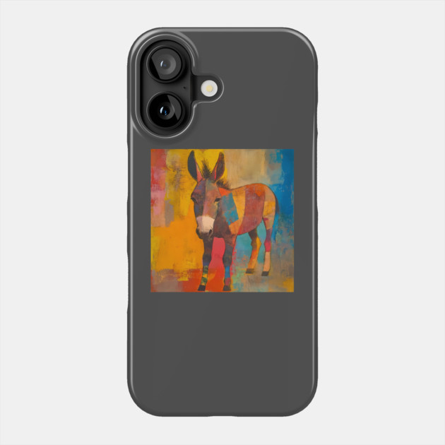 Donkey - Abstract Retro Color Abstract Design Phone Case by TuncGK
