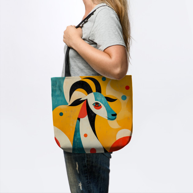 Goat - Mid Century Modernism Retro Animal by TuncGK