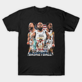 USA 2024 Basketball Team T-Shirt