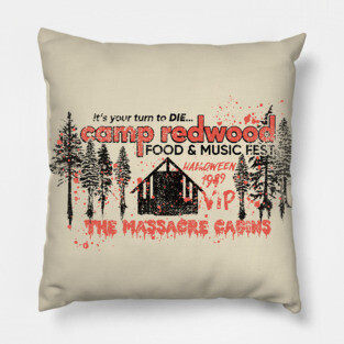 Camp Redwood Food & Music Fest Pillow