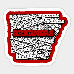 Pile of Arkansas Sticker