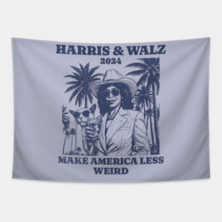 Harris Walz 2024 - vintage Tapestry