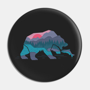 Bear Country Pin