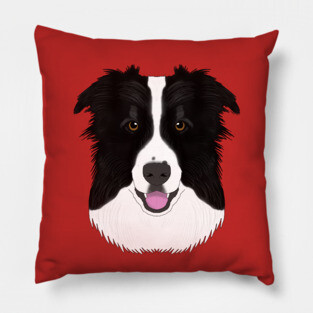 Border Collie Pillow