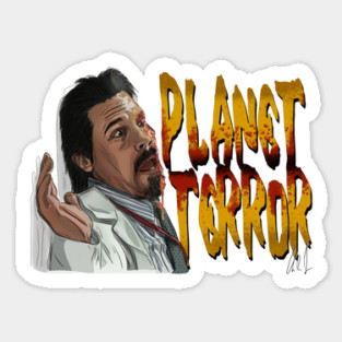 Planet Terror: Doc...Tor Block Sticker