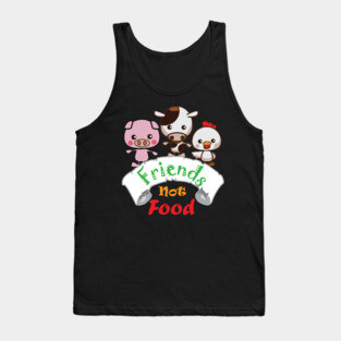Friends not food - Vegan Tank Top