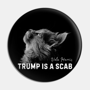 Trump-Is-A-Scab Pin