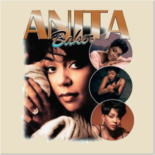 Anita Baker Retro Aesthetic Posters and Art