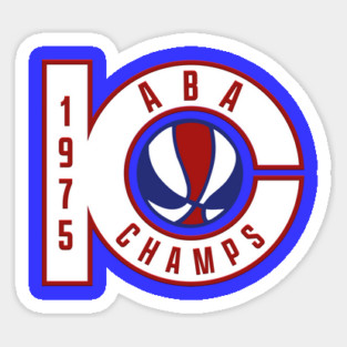Retro Kentucky Colonels ABA Champs 1975 Sticker