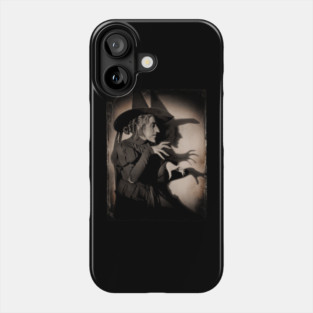 Wicked Witch Of The West. Wizard Of Oz Witch. Margaret Hamilton. Phone Case