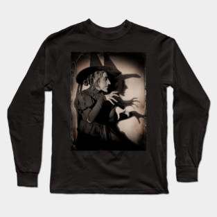 Wicked Witch Of The West. Wizard Of Oz Witch. Margaret Hamilton. Long Sleeve T-Shirt