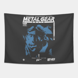 Metal Gear Solid Solid Snake Metal Gear Tapestry