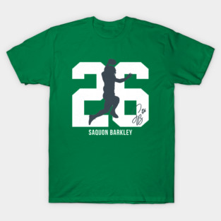 Saquon Barkley Action Number Silo T-Shirt